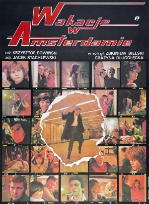 Elżbieta Mikulska, Holidays in Amsterdam, movie poster, 1985