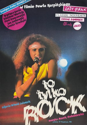 Witold Dybowski, To tylko Rock, movie poster, 1984