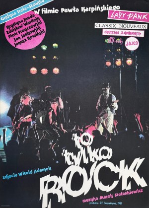 Witold Dybowski, To tylko Rock, movie poster, 1984
