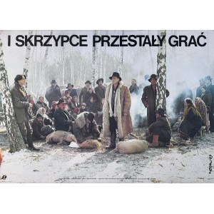 Jakub Erol, I skrzypce przestały grać, plakat filmowy, 1989