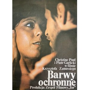 Barwy ochronne, plakat filmowy, 1982