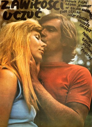 Zawiłości uczuć, plakat filmowy, 1976