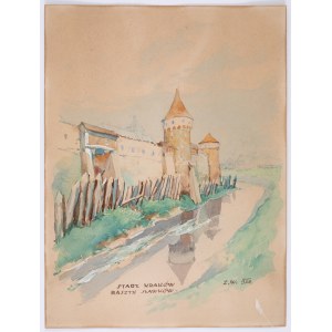 Zygmunt Wierciak (1881-1950), Vieux Cracovie. Tours Sławkowska, 1928