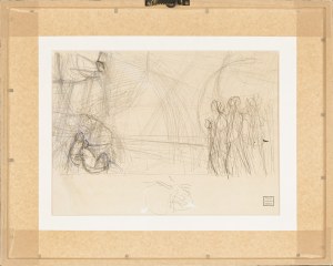 Zygmunt Menkes (1896-1986), Portret kobiety [karta ze szkicownka]