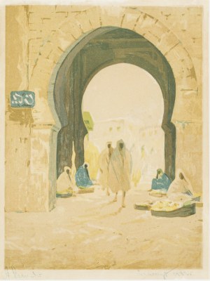 Aleksander Laszenko (1883-1944), Brama w Sidi Bel Abbas, 1933