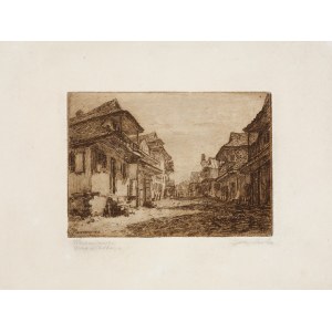 Jozef Pieniazek (1888-1953), Krzemieniec. Kładkowa Street, 1927