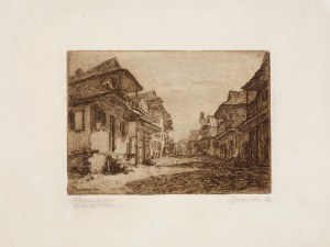 Józef Pieniążek (1888-1953), Krzemieniec. Ulica Kładkowa, 1927