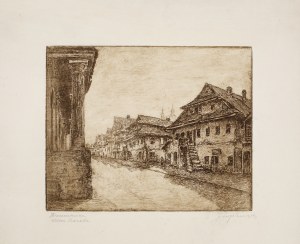 Józef Pieniążek (1888-1953), Krzemieniec. Ulica Szeroka, 1926