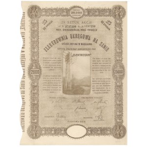Elektrownia Okręgowa na Sanie, Em.3, 25x 1.000 mkp 1923