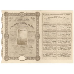 Elektrownia Okręgowa na Sanie, Em.3, 25x 1.000 mkp 1923
