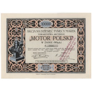 MOTOR POLSKI Tow. Akc. in Znin, 10,000 mk 1922