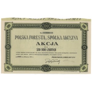 POLOGNE FORESTA, 100 zloty 1925
