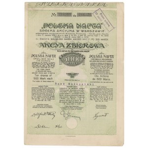 POLSKA NAFTA Sp. Akc., Em.3, 10x 500 mkp - registered