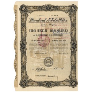 STANDARD NOBEL w Polsce, Em.5, 100x 100 zł 1936