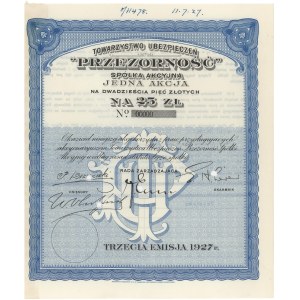 MODEL of the Insurance Company PRESERVATION, Em.3, 25 zl 1927