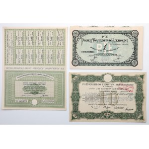 PTE, Gloria and Poznań PZK pledge letter - set (3pcs)