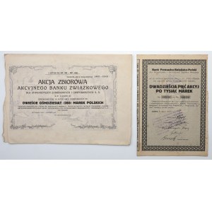 Union Stock Bank and French-Belgian-Polish Bank - set (2pcs)