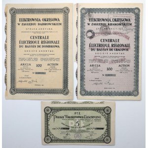 District Power Plants in the Dąbrowa and Kraków Basins, PTE - set (3pcs)
