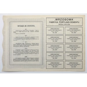 SPRING Portland Cement Factory, 10x 100 zloty 1932