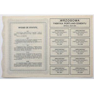 SPRING Portland Cement Factory, 10x 100 zloty 1932