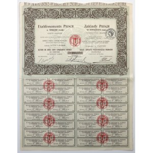 PIESCH plant in Tomaszow, 250 francs