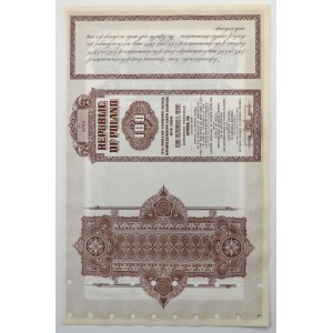 3% Fire Series Dollar Bond. Stabilization 1937, $100 Bond
