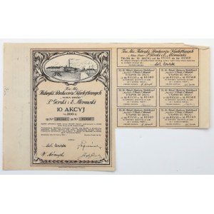 Tow. akcyjne Fabryki Przetworów Kartoflanych NOWY DWÓR P. Górski and E. Morawski, 10x 20 zl 1926