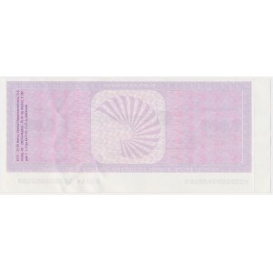 Central Hispano, Traveler's Check, SPECIMEN 5,000 Pesetas