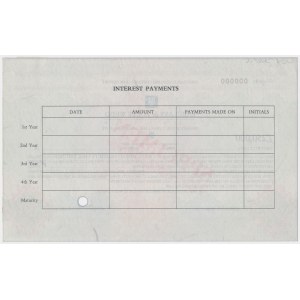 Barclays de Zoete Wedd, SPECIMEN 250,000 Pounds