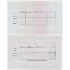 Co-operative Bank p.l.c., SPECIMEN 500,000 Dollars (2pc)