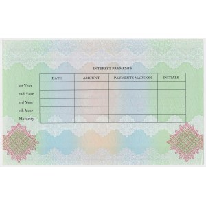 Barclays Bank PLC, SPECIMEN 250.000 Ecu