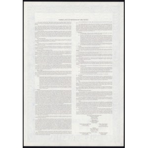 Republic of Italy, SPECIMEN Bonds