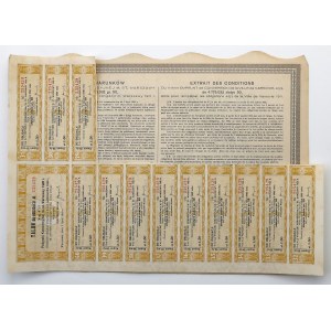 Warsaw, 4.5% V. Conversion Loan 1926, Bond for PLN 66.50.