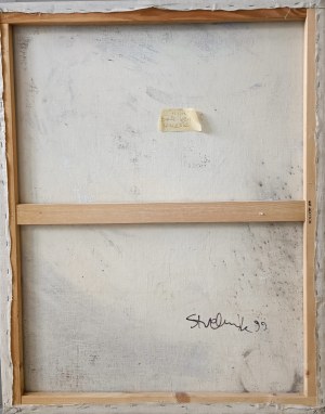 Piotr Strelnik (ur. 1956), Białe bzy na krześle, 1999