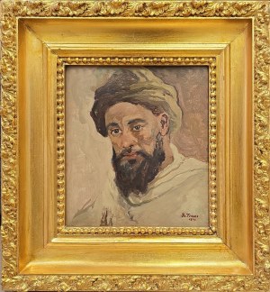 Iwan Trusz (1869-1941), Mężczyzna w turbanie, 1914