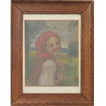 Kasper Żelechowski (1863–1942), Portrait of a Country Girl