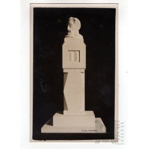 II RP - Photo of the Monument Project for Stanislaw Witkiewicz (Father) - Vítkovice Emblem