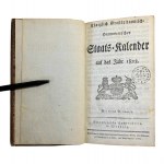 1823 r., Nienburg - Książka Königl Großbritannischer Hannoverscher Staatskalender auf das Jahr 1823 (Kalendarz Stanowy Królewski Brytyjski w Hanowerze na rok 1823)