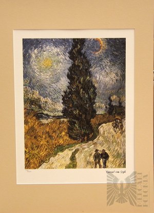 Vincent van GOGH (1853-1890), Droga z cyprysem i gwiazdą, (1890)