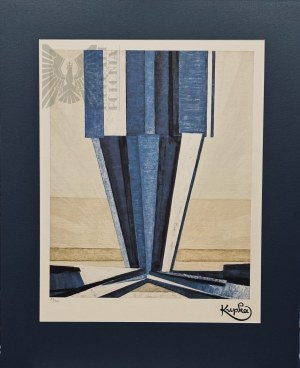 Frantisek KUPKA (1871-1957), Kształt niebieskiego
