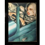 Tamara ŁEMPICKA (1898 - 1980), Autoprtret w zielonym Bugatti