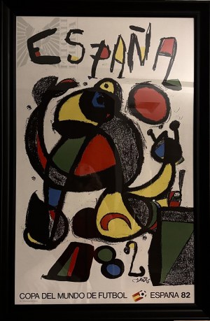 Joan MIRO (1893-1983), Espana - Copa del mundo de futbol,1982