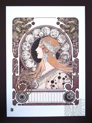 Alfons Maria MUCHA (1860 - 1939), z serii: Zodiak 1896
