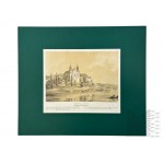 Napoleon ORDA (1807-1883), - Graphic Card from the Album of Views of the Duchy of Poznan and West Prussia: Mogilno, Benedictine Monastery