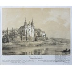 Napoleon ORDA (1807-1883), - Graphic Card from the Album of Views of the Duchy of Poznan and West Prussia: Mogilno, Benedictine Monastery