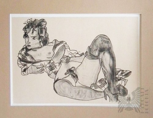 Egon SCHIELE (1890-1918), Prowokatorka, (1918) 1978