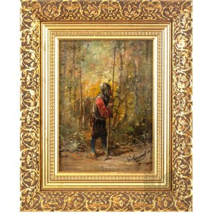 Georges APPERT (1850-1934), Lansjer on guard (19th/20th century).