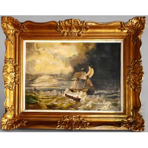 Hendrik Frederik VERHEGGEN (1809-1883), Sturm auf See, 19. Jahrhundert.