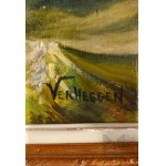 Hendrik Frederik VERHEGGEN (1809-1883), Sturm auf See, 19. Jahrhundert.