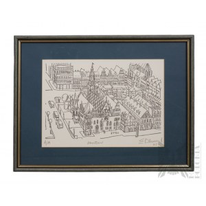 Edward DWURNIK (1943-2018), „Wrocław (2005), Serigrafia na Papierze